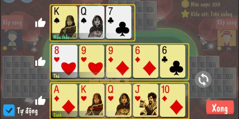 Mậu binh - Một loại game bài truyền thống